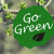 Go Green Logo Og Billede Aflang